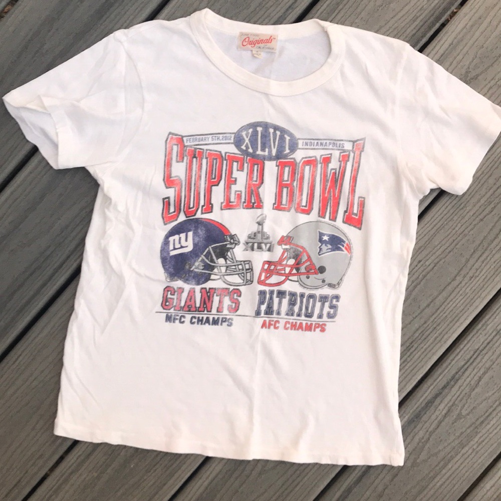 Super Bowl XLVI Giants vs. Patriots Graphic Tee